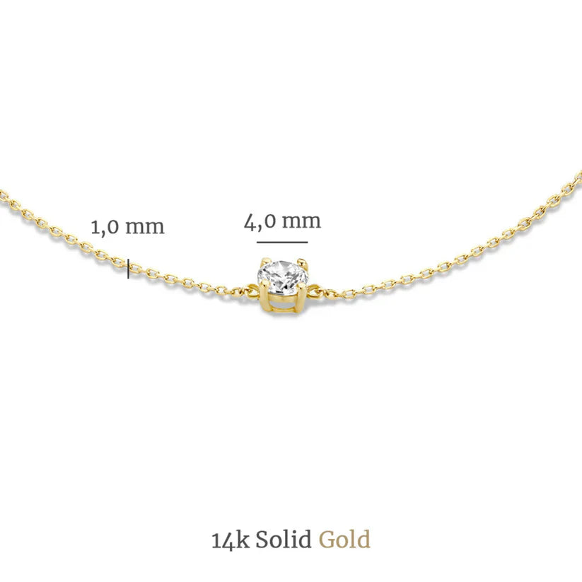 Juego de piedras Moissanite Cléa | Oro