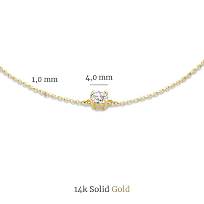Juego de piedras Moissanite Cléa | Oro