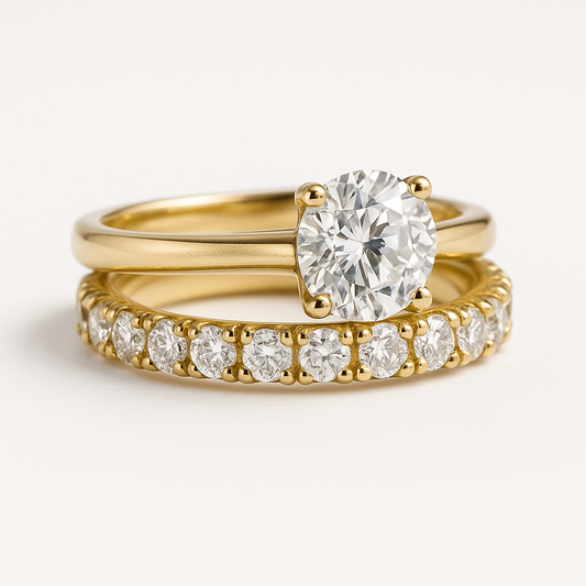Conjunto de anillos Savaya | Oro