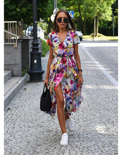 SUZANNE™ | Vestido elegante con escote en V