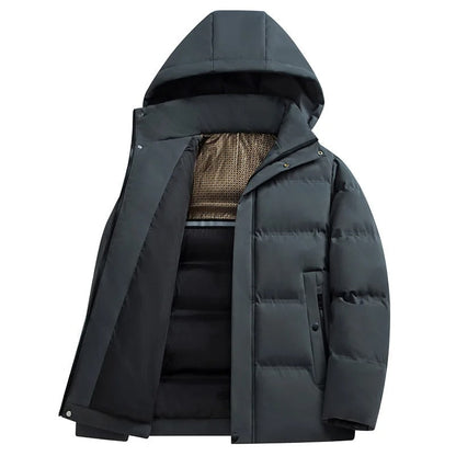 Elegante chaqueta de invierno impermeable