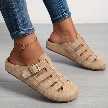 Lidia| Sandalias Mules de Confort sin Cierre