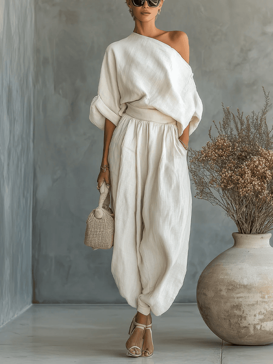 Mila | Conjunto de Dos Piezas Off-the-Shoulder