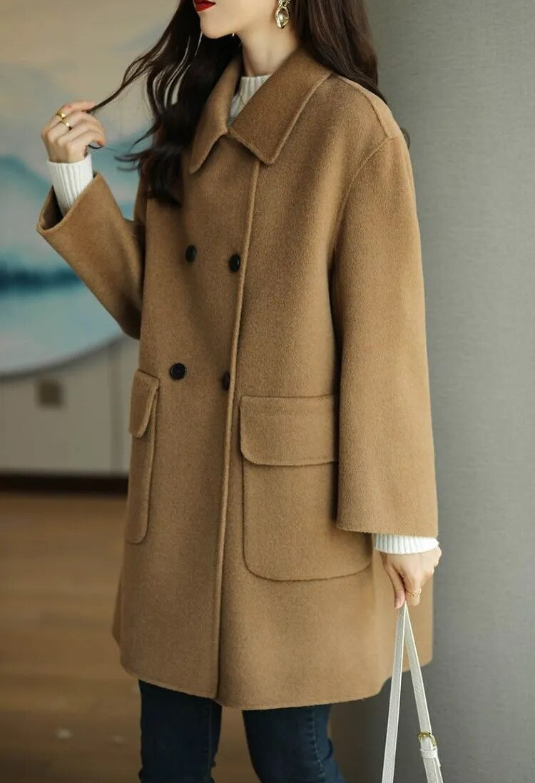 Elisa - Abrigo de invierno para mujeres de lana