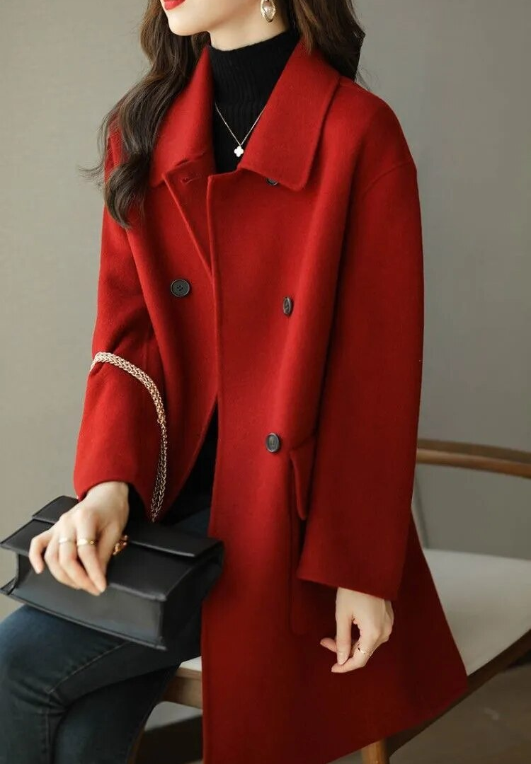 Elisa - Abrigo de invierno para mujeres de lana