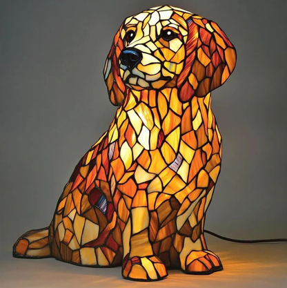 Estatua de Golden Retriever Spiritueel Lys