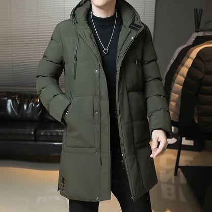 Elegant long winter jacket