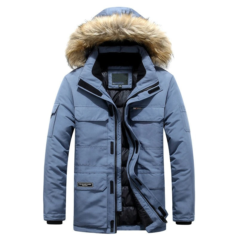 Elegante chaqueta de invierno para hombre
