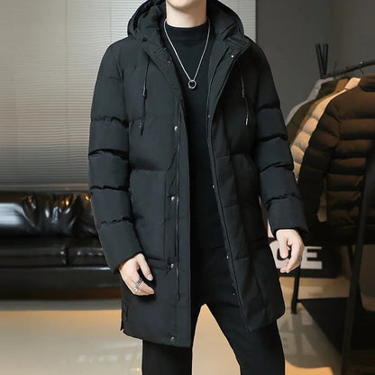 Elegant long winter jacket