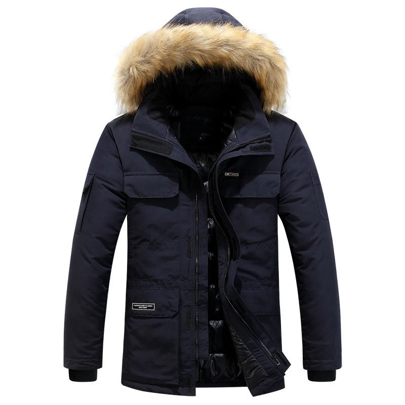Elegante chaqueta de invierno para hombre