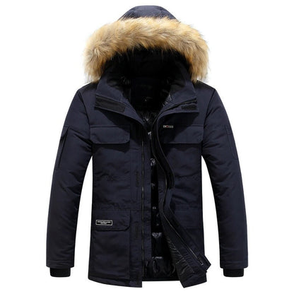 Elegante chaqueta de invierno para hombre