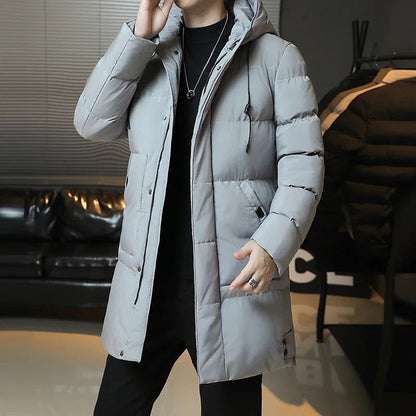 Elegant long winter jacket
