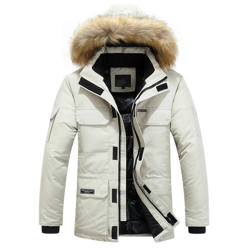 Elegante chaqueta de invierno para hombre