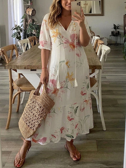 Rosalind | Vestido Boho de Cobertura para el Abdomen