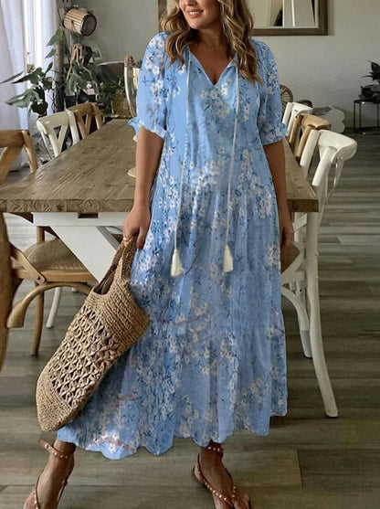 Rosalind | Vestido Boho de Cobertura para el Abdomen