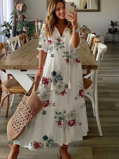Rosalind | Vestido Boho de Cobertura para el Abdomen