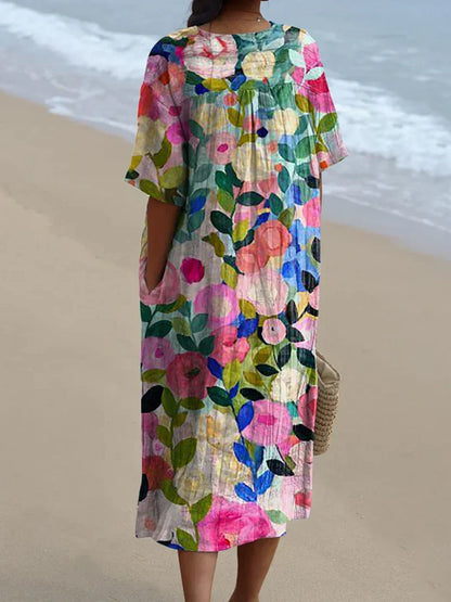 Vestido estampado brisa de verano